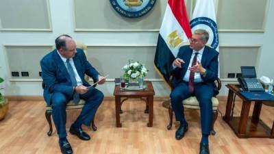  وزير البترول والثروة المعدنية يبحث مع الرئيس التنفيذي لشركة أباتشي العالمية التعاون في خطط الاستكشاف والإنتاج بالصحراء الغربية 