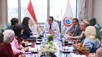 وزير الصحة يستقبل وفد مجموعة «سان دوناتو» الإيطالية لمتابعة تنفيذ مستشفى هليوبوليس الجديد وخطط الاستثمار