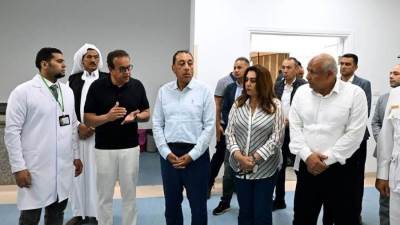 مدبولي: الحكومة تعمل على إنشاء وتطوير ورفع كفاءة عدد من المنشآت الصحية والطبية على مستوى الجمهورية لضمان جاهزيتها لتطبيق التأمين الصحي الشامل بها