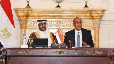 وزير الخارجية يعقد جلسة موسعة مع ممثلي القطاع الخاص بحضور رئيس مجلس إدارة المصرف العربي للتنمية الاقتصادية في أفريقيا