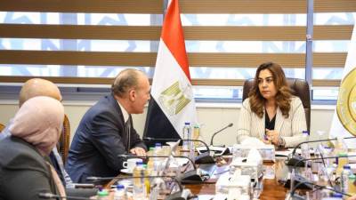 وزيرة التنمية تعقد اجتماعاً لمتابعة الموقف التنفيذى لمشروع تطهير مصرف كيتشنر مكون المخلفات الصلبة بمحافظات كفر الشيخ والغربية والدقهلية
