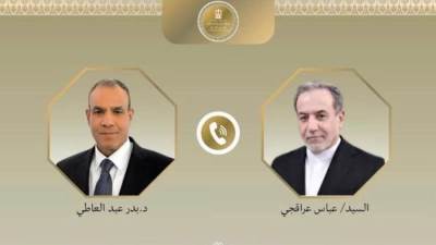 اتصال هاتفي بين وزيري خارجية مصر وإيران لبحث تهدئة التصعيد الإقليمي