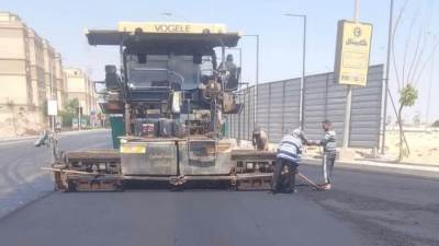 جهاز مدينة حدائق أكتوبر يسلم مدرسة تعليم أساسي.. وأعمال تطوير ورفع كفاءة الطريق بالمدينة
