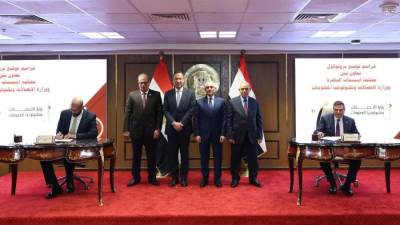وزيرا العدل والاتصالات يشهدان توقيع بروتوكول تعاون لميكنة محكمة استئناف القاهرة وتطبيق حلول الذكاء الاصطناعي