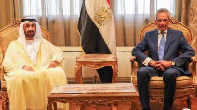 وزير شئون المجالس النيابية يستقبل رئيس البرلمان العربي لبحث تعزيز التعاون البرلماني العربي