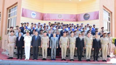 الأكاديمية العسكرية المصرية تحتفل بتخريج الدورة التدريبية الثانية لطلبة مركز التدريب المهنى التابع لهيئة قناة السويس