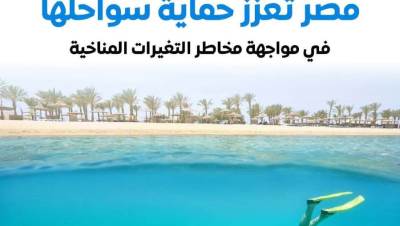 بالإنفوجراف.. أبرز مشروعات مصر لحماية السواحل من مخاطر التغيرات المناخية
