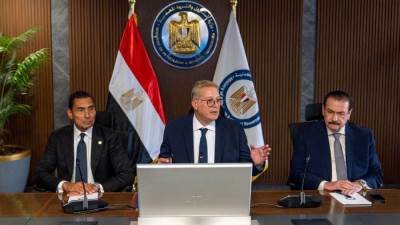 وزيرا الرياضة والبترول يجتمعان مع رؤساء أندية بتروجيت وإنبي وأبو قير للأسمدة وبترول أسيوط