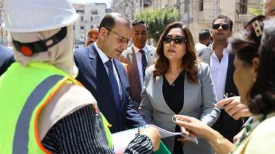 وزيرة التنمية المحلية والبيئة: تطوير ورفع كفاءة واجهات المحال التجارية والمرافق بما يتناسب مع الطبيعة المعمارية والحضارية المميزة للمنطقة