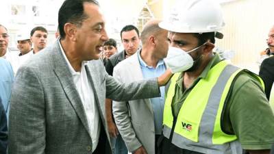 رئيس الوزراء يفتتح مصنع "وايت ستون إيجيبت للتعدين" باستثمارات 5 ملايين دولار أمريكي