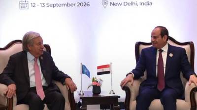 السيسي وجوتيريش يبحثان تطورات غزة وسبل دعم استقرار السودان
