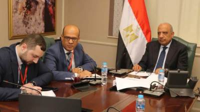  وزير الكهرباء والطاقة المتجددة يتابع مع روساتوم للمرافق الذكية مستجدات العمل على تطوير مجمع متكامل لتحلية مياه البحر بموقع محطة الضبعة النووية