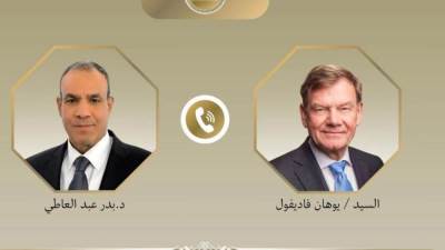 وزير الخارجية ونظيره الألماني يبحثان العلاقات الثنائية والتطورات في الشرق الأوسط