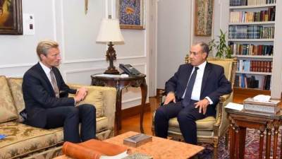 وزير الخارجية يستقبل القائم بأعمال المدير التنفيذي لبرنامج الأغذية العالمي