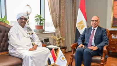 سويلم يستقبل وزير الزراعة والري السوداني لبحث تعزيز الشراكة المائية