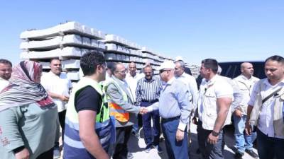 وزير النقل يتابع تنفيذ خط سكة حديد بئر العبد/العريش/جنوبًا رأس النقب «مطار طابا» بطول 341 كم