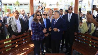 وزيرة التنمية ومحافظ الدقهلية يفتتحان حديقة "كوكب الشرق" ويتفقدان مرسى الأتوبيس النهري ومكتبة مصر العامة بالمنصورة
