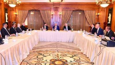 وزير النقل يترأس اجتماع الجمعية العمومية للجسر العربي للملاحة بحضور  نظيره الأردني وممثل وزير النقل العراقي 