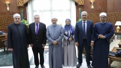 شيخ الأزهر يستقبل رئيس هيئة ضمان جودة التعليم والاعتماد لبحث تعزيز التعاون في تطوير التعليم الأزهري