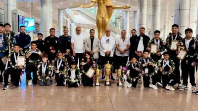 بعثة منتخب مصر للكونغ فو تعود إلى أرض الوطن بعد تصدر البطولة العربية بتونس