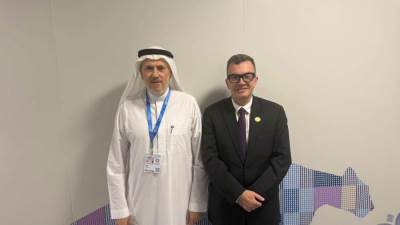 وزير التخطيط يناقش محفظة التعاون الجارية مع الرئيس التنفيذي للمؤسسة الدولية الإسلامية لتمويل التجارة (ITFC)