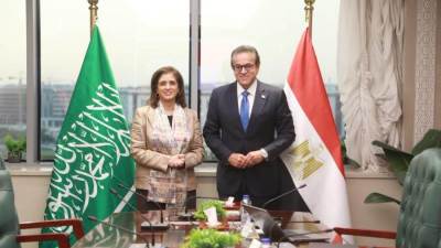 وزير الصحة يستقبل المدير الإقليمي لمنظمة الصحة العالمية لشرق المتوسط والمرشحة لمنصب المدير العام