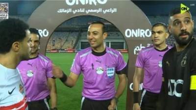 محمد الغازي حكمًا لمباراة الزمالك والمقاولون العرب في الدوري المصري