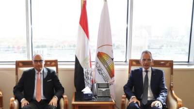 وزير شئون المجالس النيابية يستقبل رئيس مجلس الدولة لبحث سبل تعزيز التعاون المشترك وتوطيد العلاقات