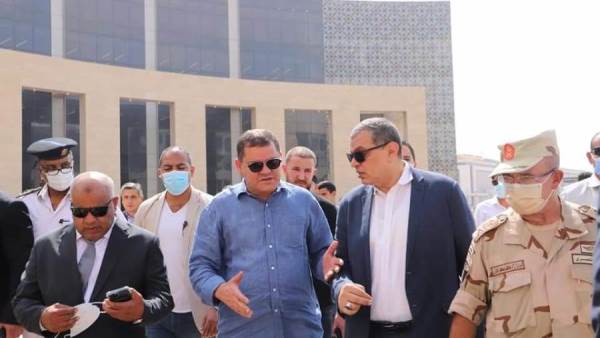 سعفان يرافقالبيبة والوفد المرافق في زيارته للعاصمة الإدارية