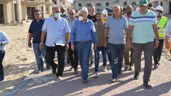 جولة رئيس شركة المقاولون العرب بالمنصورة الجديدة