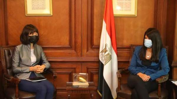 وزيرة التعاون الدولي والمديرة الإقليمية للتنمية البشرية
