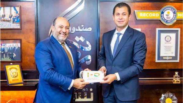 تامر عبد الفتاح المدير التنفيذي لصندوق تحيا مصر وهاني أمان العضو المنتدب والرئيس التنفيذي للشركة الشرقية إيسترن كومباني