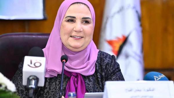 نيفين القباج وزيرة التضامن الاجتماعى