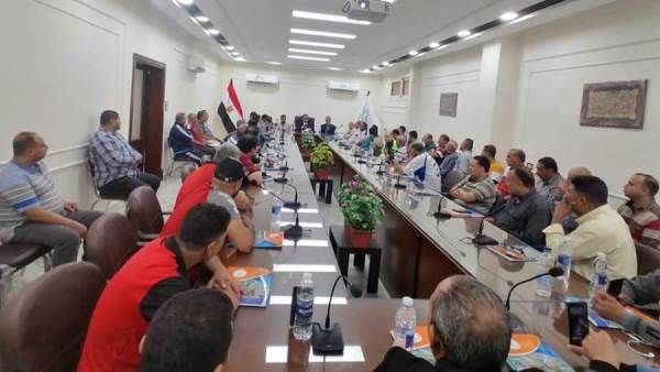 اجتماع النقابة العامة للغزل والنسيج