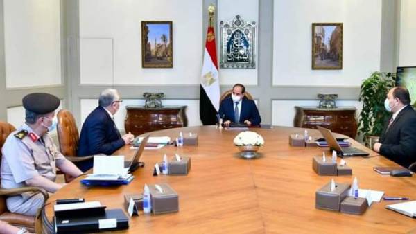 السيسي في اجتماعه اليوم