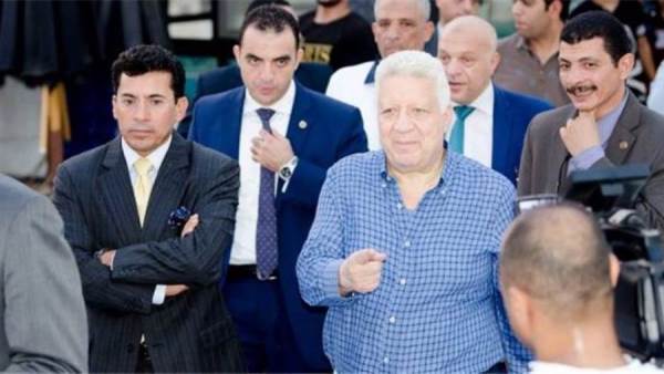 مرتضى منصور ووزير الشباب والرياضة