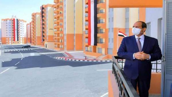 السيسي في عمارات مطورة وآدمية بديلة للعشوائيات
