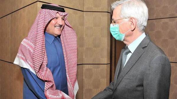 استقبال السفير السعودي لنظيره الفرنسي