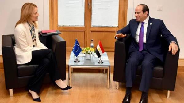الرئيس السيسي يواصل لقاءاته في بروكسل