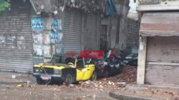 المنازل القديمة لم تتحمل العاصفة الممطرة