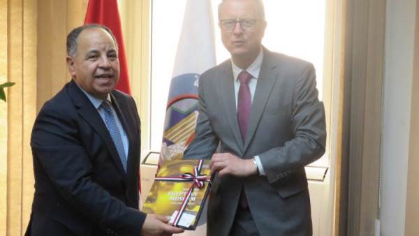 وزير المالية والسفير الألماني بالقاهرة