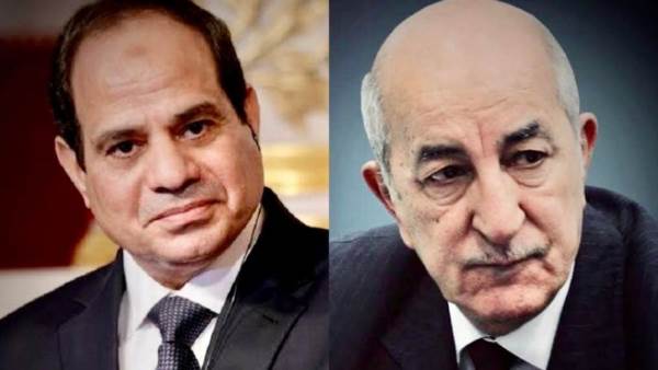 الرئيس السيسي ونظيره الجزائري