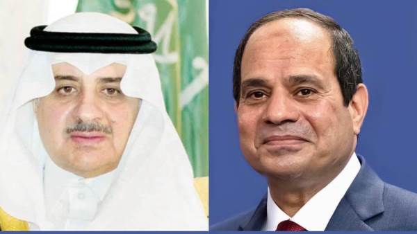 الرئيس السيسي وامير منطقة تبوك