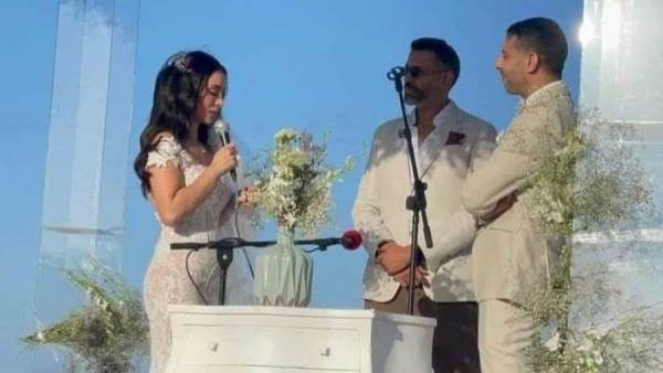 زفاف محمد فراج وبسنت شوقي
