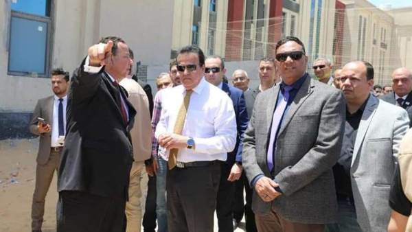 عبد الغفار يتفقد جامعة المنصورة