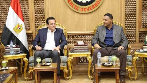 خالد عبدالغفار ومحافظ الدقهلية