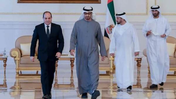 الرئيس السيسي ومحمد بن زايد آل نهيان