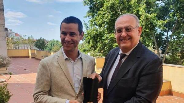 السفير المصري بالبرتغال وسكرتير دولة البرتغال