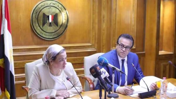 وزيرا التعليم العالي والبيئة