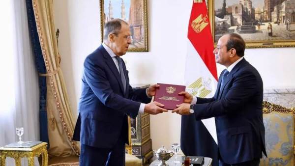 الرئيس السيسي ولافروف